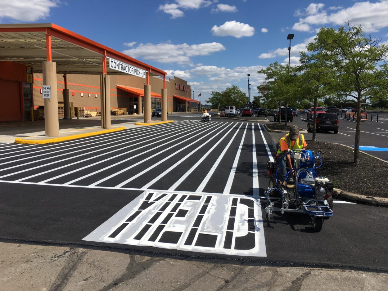 🔶 Richmond Hill GA “Parking Lot Line Striping”
