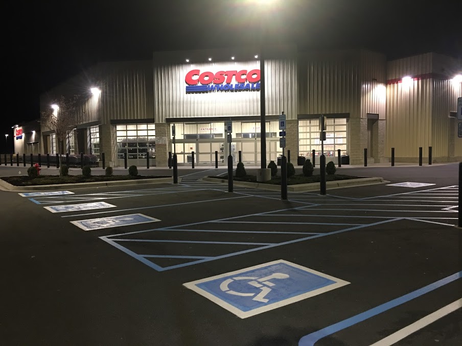 Parking Lot Striping Savannah GA Warehouse Markings